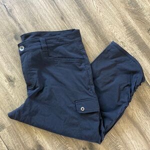 Eddie Bauer| Shirred Bottom Cropped Pants sz 14